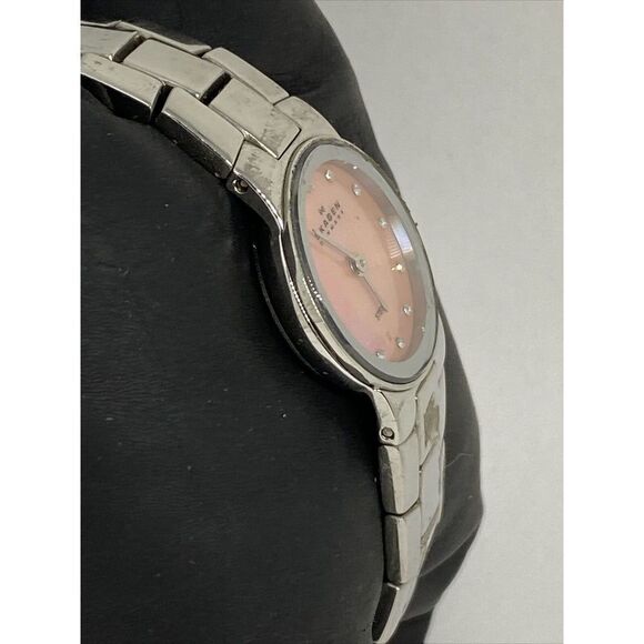 Skagen 430XSSXPD Women\'s Stainless Steel Analog Dial Quartz Wrist Watch EY131 main image 6